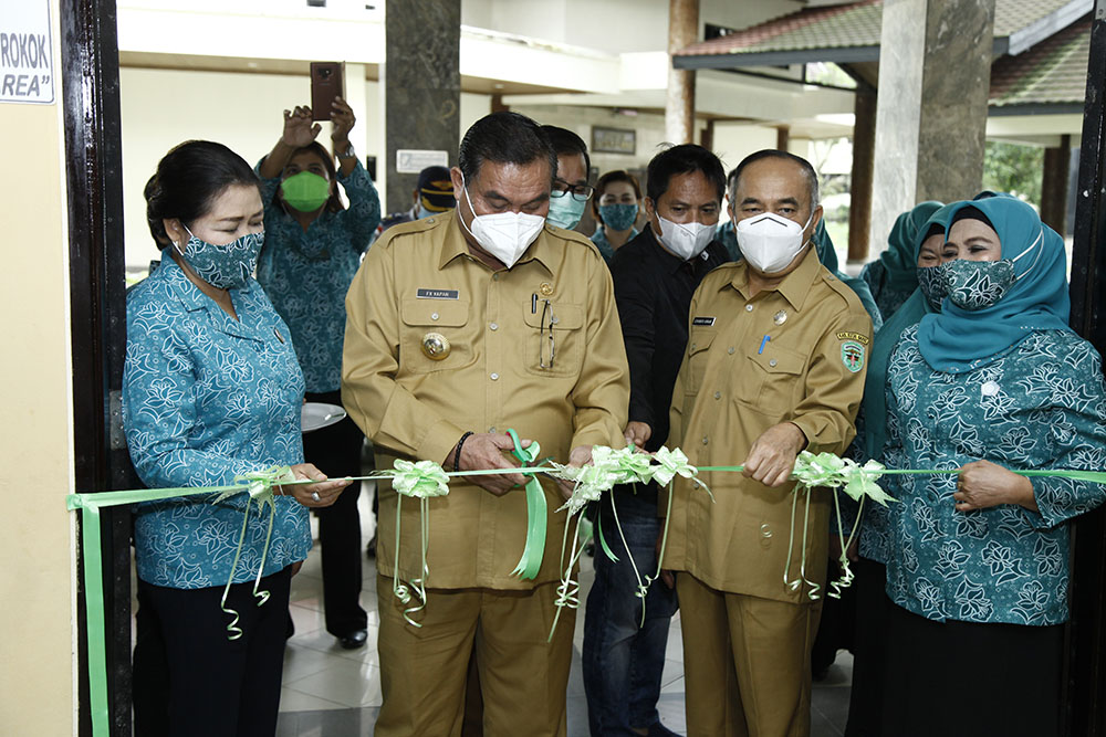 Giatkan Pemenuhan Kebutuhan Pangan dan Tingkatkan UP2K, Tim Penggerak PKK Kubar Membuka Kantin di Sekretariat Daerah Kabupaten Kutai Barat